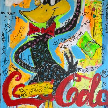 "Duffy Pop Art" başlıklı Tablo David Harianna tarafından, Orijinal sanat, Akrilik Ahşap Sedye çerçevesi üzerine monte edilmiş
