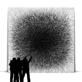 Digital Arts titled "NOISES OF SILENCE 1" by Vicent Creatik, Original Artwork, Digital Painting