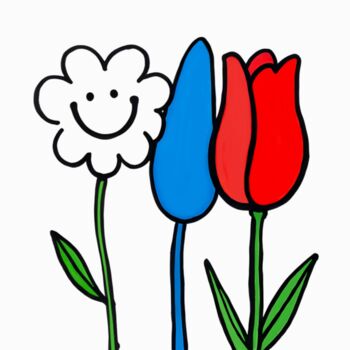 "Sunny Summer Garden" başlıklı Tablo Ivy Blue tarafından, Orijinal sanat, Akrilik