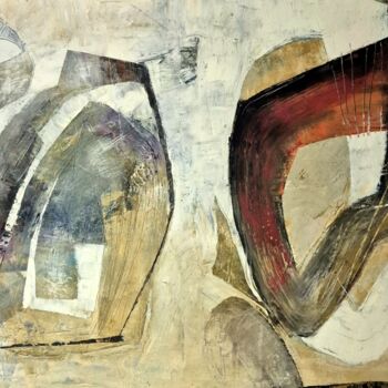 Schilderij getiteld "ABANDONED II" door Sonja Brzak, Origineel Kunstwerk, Olie Gemonteerd op Frame voor houten brancard