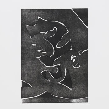 Printmaking titled "Série "Plus et moin…" by Gabriel Grillot, Original Artwork, Engraving