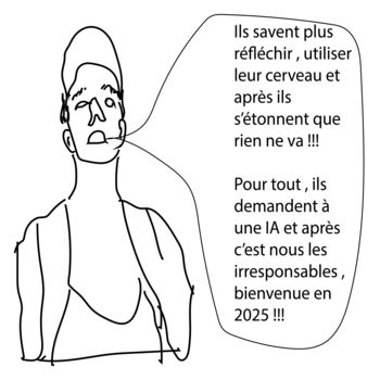 "Intelligence artifi…" başlıklı Dijital Sanat Virginie Gérôme tarafından, Orijinal sanat, 2D Dijital Çalışma