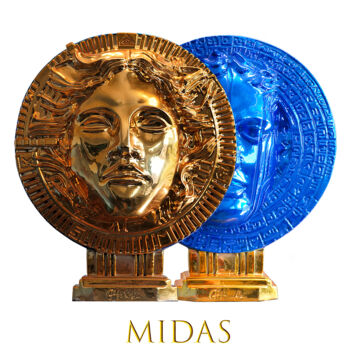 Sculpture intitulée "MIDAS" par Krzysztof Plonka, Œuvre d'art originale, Bronze