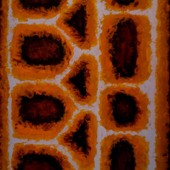 Peinture intitulée "Baba-Bibi" par Nicolas Chambon (Crea-ture), Œuvre d'art originale, Acrylique Monté sur Carton