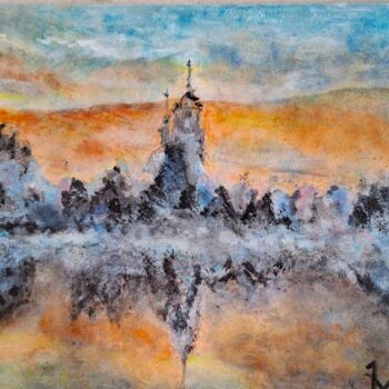 "Abstract landscape…" başlıklı Tablo Nadya Vi tarafından, Orijinal sanat, Akrilik