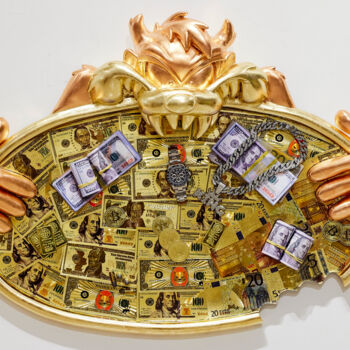 Rzeźba zatytułowany „Tazmanian Devil Wal…” autorstwa Phantom Art, Oryginalna praca, Odlew