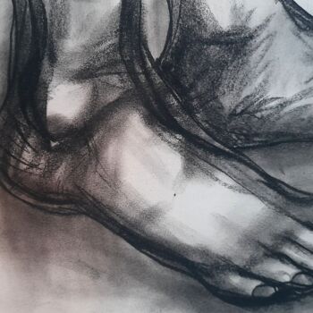 Dessin intitulée "#57" par Alexey Zhucovsky, Œuvre d'art originale, Fusain