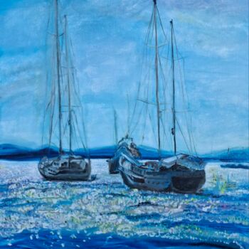 "Flagship. Marine co…" başlıklı Tablo Nadya Vi tarafından, Orijinal sanat, Petrol