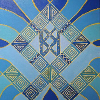 "Rune of happines" başlıklı Tablo Natalia Capustenco tarafından, Orijinal sanat, Petrol