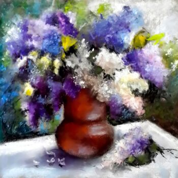 Peinture intitulée "The Language of Pet…" par Mariya Zhakupova, Œuvre d'art originale, Acrylique