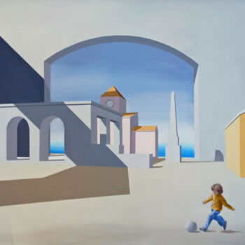 Pintura intitulada "In-azione" por Gaetano Ligrani (Gali), Obras de arte originais, Acrílico