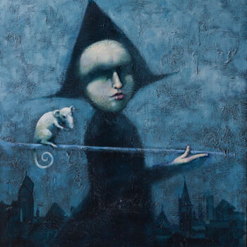 Malarstwo zatytułowany „"Блэкаут  "” autorstwa Volodymyr Gusiev, Oryginalna praca, Akryl