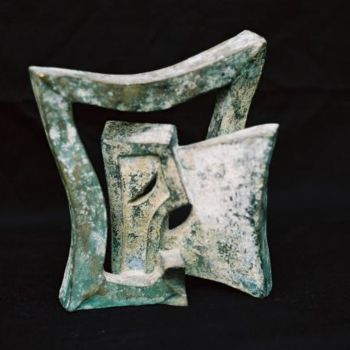 Escultura titulada "Hun Cimi" por Maga, Obra de arte original, Metales