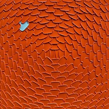 "Rose orange" başlıklı Tablo Aykaz Arzumanyan tarafından, Orijinal sanat, Petrol Ahşap Sedye çerçevesi üzerine monte edilmiş