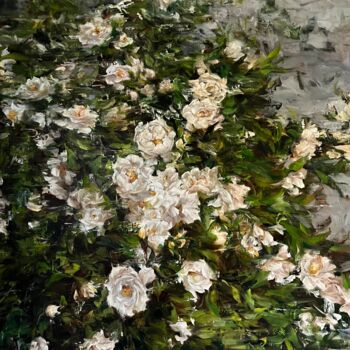 "GARDEN ROSES" başlıklı Tablo Elena Mashajeva-Agraphiotis tarafından, Orijinal sanat, Petrol
