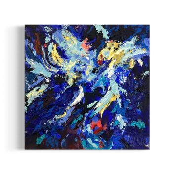 "Original Handmade I…" başlıklı Tablo Betül Yüksel tarafından, Orijinal sanat, Petrol Ahşap Sedye çerçevesi üzerine monte ed…