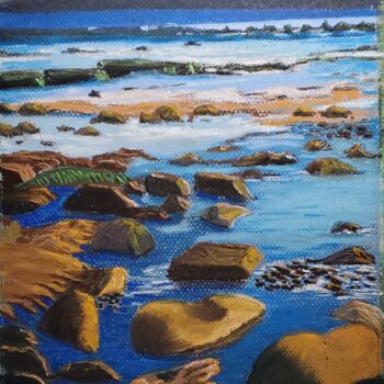 "''ECHOES OF LOW TID…" başlıklı Tablo Carlos Arriola tarafından, Orijinal sanat, Pastel Diğer sert panel üzerine monte edilm…