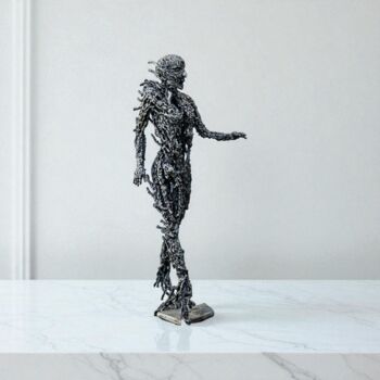 "Kinesis" başlıklı Heykel Manuel Quaresima tarafından, Orijinal sanat, Metaller