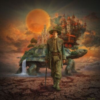 "Wanderings at Dawn." başlıklı Dijital Sanat Rustle Extreme tarafından, Orijinal sanat, Dijital Kolaj