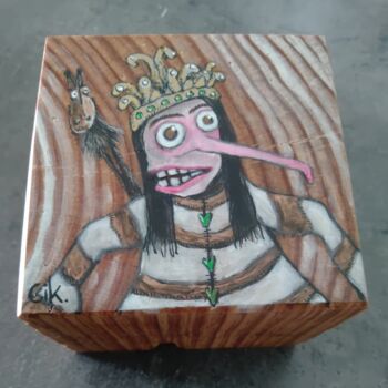 "Le Roi Verdecoeur" başlıklı Tablo Cikrophe tarafından, Orijinal sanat, Akrilik