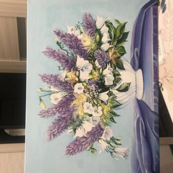 Peinture intitulée "Fragrance of Memory" par Mariya Zhakupova, Œuvre d'art originale, Acrylique