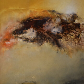 Pintura intitulada "Au lever du jour" por Nelly Carnet, Obras de arte originais, Acrílico Montado em Armação em madeira