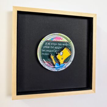 "Bart Simpson, je ne…" başlıklı Tablo Sufyr tarafından, Orijinal sanat, Akrilik Karton üzerine monte edilmiş