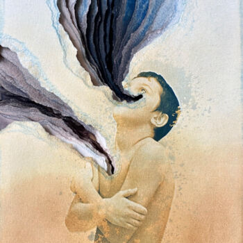 Photographie intitulée "Experimental Portra…" par Ramona Zordini, Œuvre d'art originale, Cyanotype Monté sur Autre panneau r…