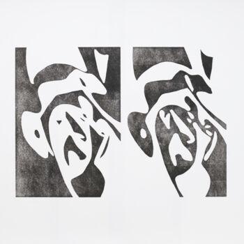 Printmaking titled "Série "Plus ou moin…" by Gabriel Grillot, Original Artwork, Engraving