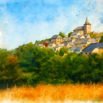 Цифровое искусство под названием "Laguiole - French V…" - M Alk, Подлинное произведение искусства, Цифровая живопись