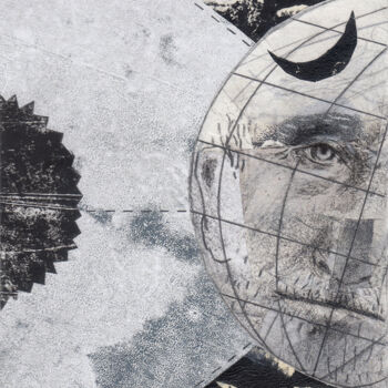 "Inverno" başlıklı Kolaj Chiara Criniti tarafından, Orijinal sanat, Akrilik