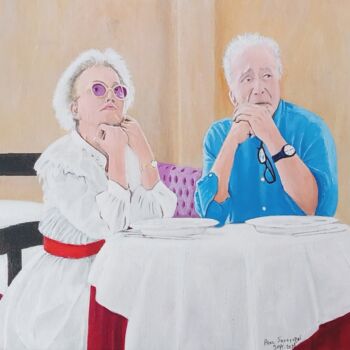 "Nous attendons" başlıklı Tablo Paul Sullivan tarafından, Orijinal sanat, Akrilik Ahşap Sedye çerçevesi üzerine monte edilmiş