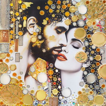 "Full of love" başlıklı Tablo Bast tarafından, Orijinal sanat, Akrilik Ahşap Sedye çerçevesi üzerine monte edilmiş