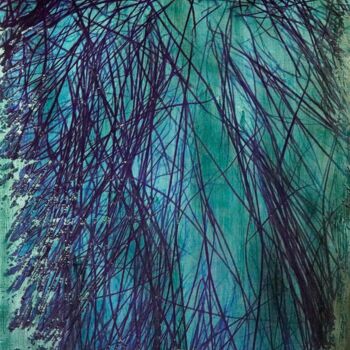 绘画 标题为“HONOGRAPH - Tafelbi…” 由Volker W. Hamann, 原创艺术品, 丙烯 安装在木板上