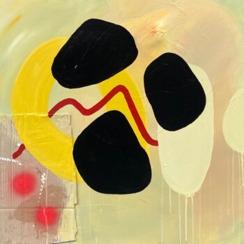 Painting titled "Sciences d'Amour" by Antoine Alran, Original Artwork, Acrylic Mounted on Wood Stretcher frame