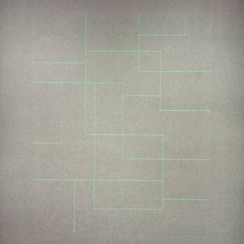 Drawing titled "We live and die 2" by Luca Brandi, Original Artwork, Conté