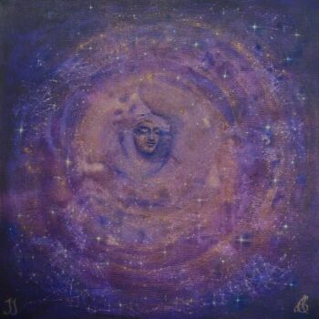 Painting titled "Star memory" by Anna Gorlight, Original Artwork, Acrylic