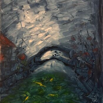 Painting titled "wh250913b" by Wei Hao 000, Original Artwork, Oil