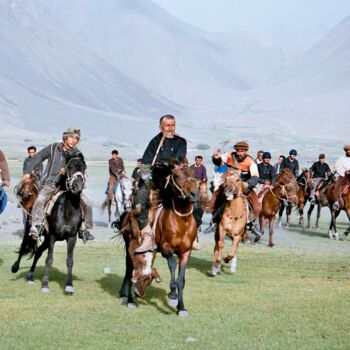 Photography titled "Afghanistan - jeu d…" by Christian Ebel, Original Artwork, Analog photography