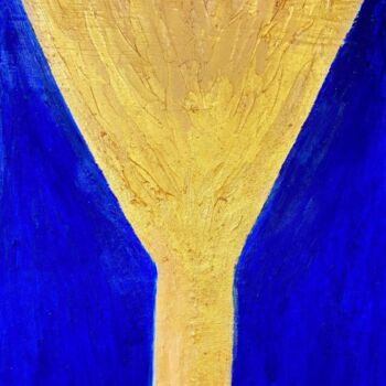 Картина под названием "Holy Grail|Oil on C…" - Angelica Fom, Подлинное произведение искусства, Масло