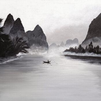 "Privacy" başlıklı Tablo Taisia Filonenko tarafından, Orijinal sanat, Zamklı boya Ahşap Sedye çerçevesi üzerine monte edilmiş