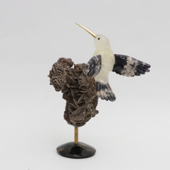 Sculpture intitulée "El guardián del des…" par Felipe Cesar D'Oliveira, Œuvre d'art originale, Pierre