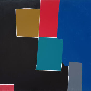 Malarstwo zatytułowany „Broken” autorstwa Luis Medina, Oryginalna praca, Akryl Zamontowany na Drewniana rama noszy