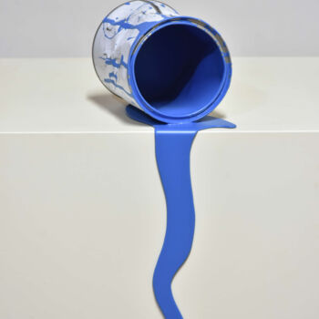 "Le vieux pot de pei…" başlıklı Heykel Yannick Bouillault tarafından, Orijinal sanat, Rezine