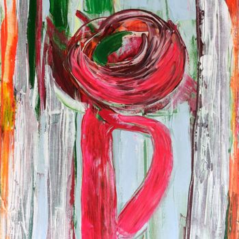 "Nid" başlıklı Tablo Orlane Grelet tarafından, Orijinal sanat, Akrilik Ahşap Sedye çerçevesi üzerine monte edilmiş