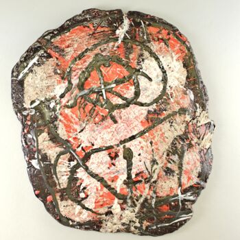 "Vir Vita Notatus" başlıklı Tablo Prof. Andreas Loeschner-Gornau tarafından, Orijinal sanat, Seramik Diğer sert panel üzerin…