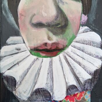 Malarstwo zatytułowany „Jack-in-the-box” autorstwa Romy Van Rijckevorsel, Oryginalna praca, Akryl