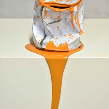 "Le vieux pot de pei…" başlıklı Heykel Yannick Bouillault tarafından, Orijinal sanat, Rezine