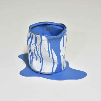 雕塑 标题为“Le vieux pot de pei…” 由Yannick Bouillault, 原创艺术品, 树脂