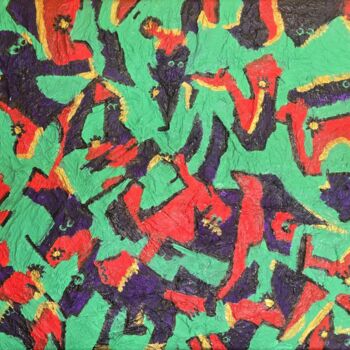 Peinture intitulée "Plaza de toros" par Jean-Christophe Beauvais, Œuvre d'art originale, Acrylique Monté sur Châssis en bois